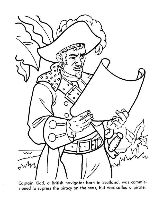 Dibujos de Pirata #105059 (Personajes) para colorear – Páginas imprimibles  gratis