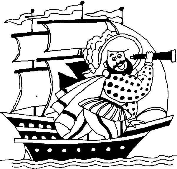 Dibujo para colorear: Pirata (Personajes) #105085 - Dibujos para Colorear e Imprimir Gratis