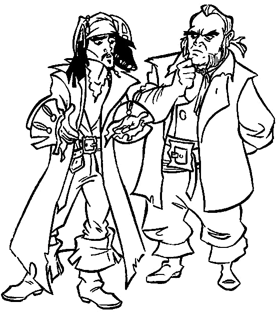 Dibujo para colorear: Pirata (Personajes) #105215 - Dibujos para Colorear e Imprimir Gratis