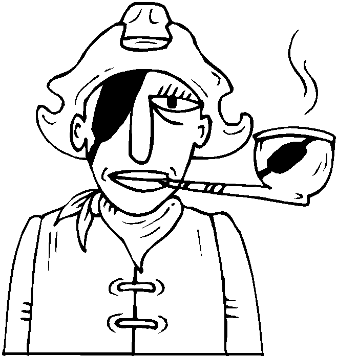 Dibujo para colorear: Pirata (Personajes) #105241 - Dibujos para Colorear e Imprimir Gratis