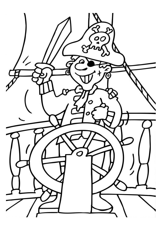 Dibujo para colorear: Pirata (Personajes) #105250 - Dibujos para Colorear e Imprimir Gratis