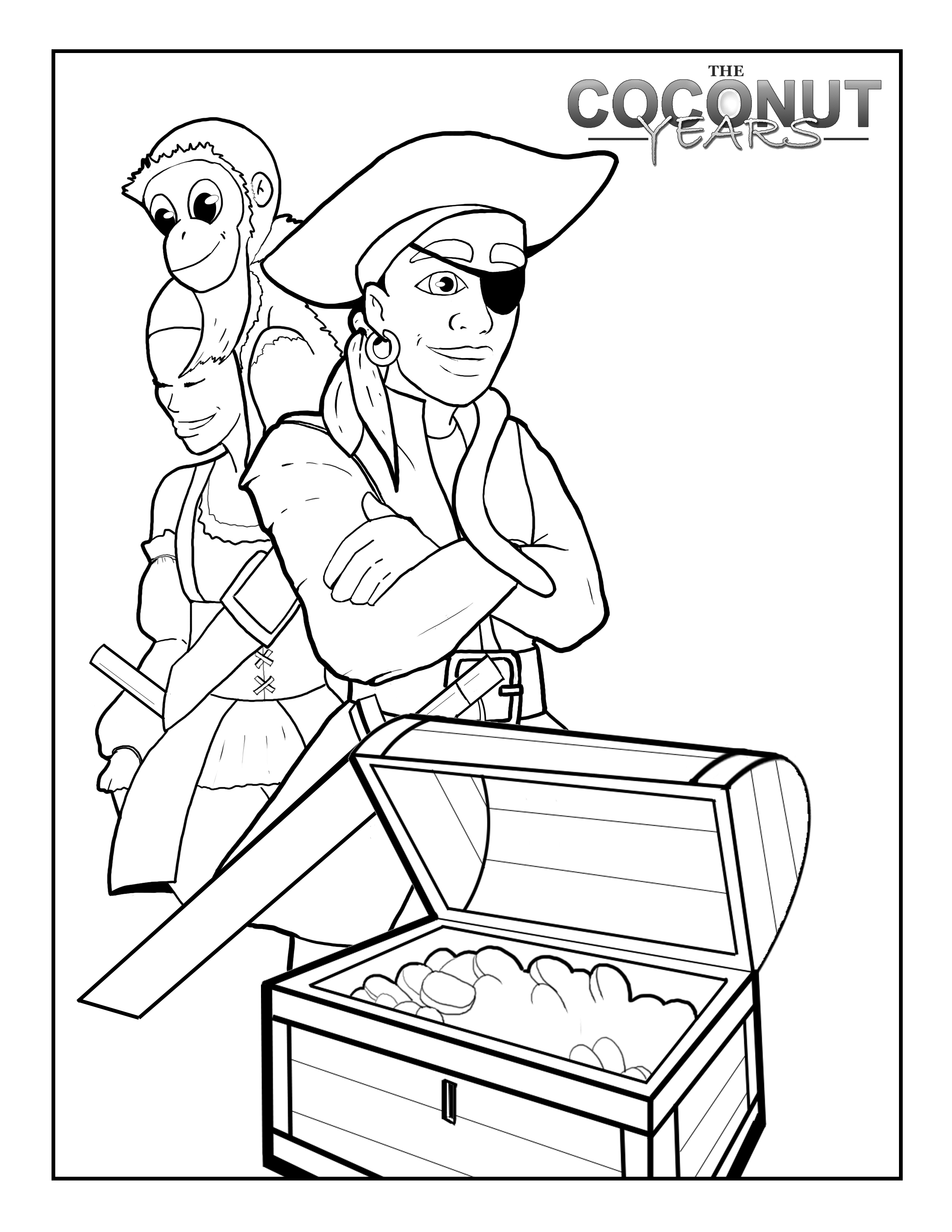 Dibujo para colorear: Pirata (Personajes) #105308 - Dibujos para Colorear e Imprimir Gratis