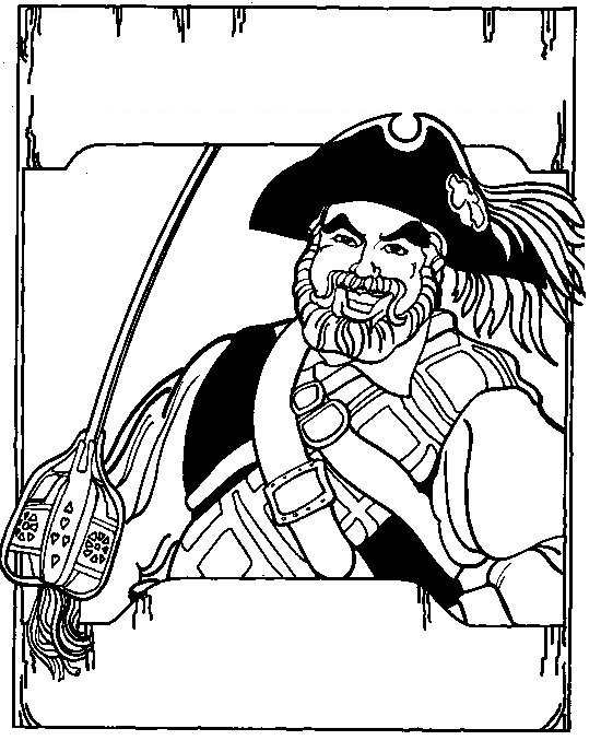 Dibujo para colorear: Pirata (Personajes) #105327 - Dibujos para Colorear e Imprimir Gratis