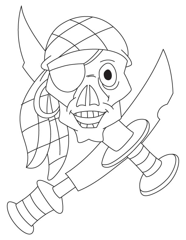 Dibujo para colorear: Pirata (Personajes) #105346 - Dibujos para Colorear e Imprimir Gratis