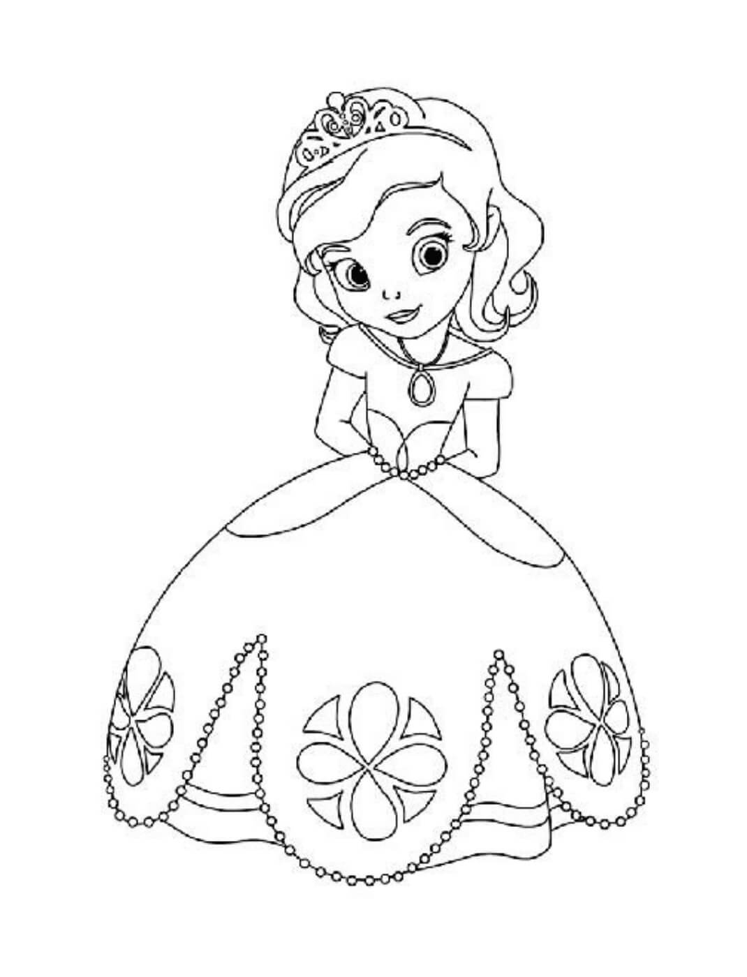 Dibujo gratuito Princesa #170922 de la coleccion Personajes para imprimir
