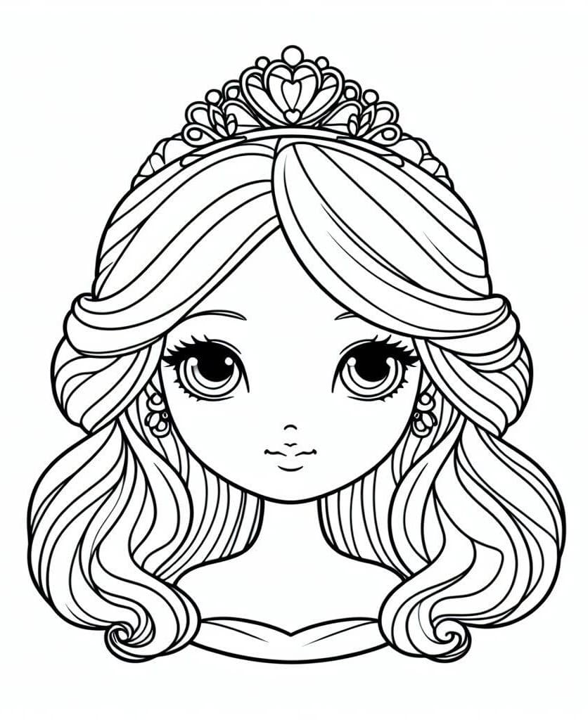 Dibujo gratuito Princesa #212203 de la coleccion Personajes para imprimir