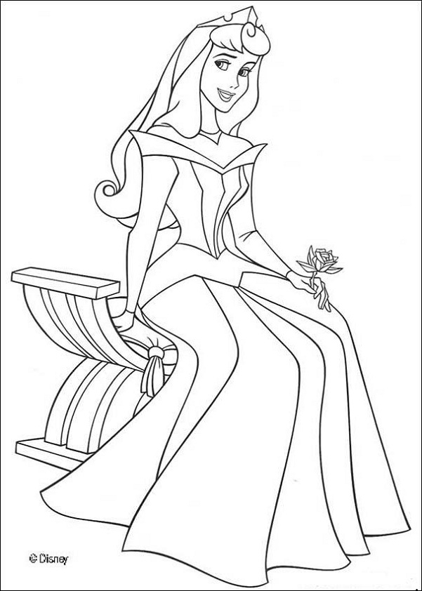 Dibujo para colorear: Princesa (Personajes) #85181 - Dibujos para Colorear e Imprimir Gratis