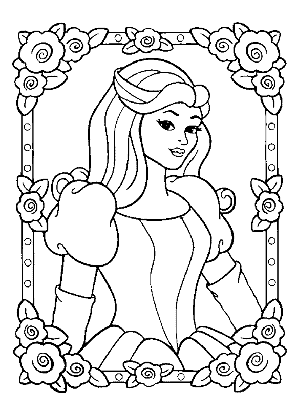 Dibujo para colorear: Princesa (Personajes) #85193 - Dibujos para Colorear e Imprimir Gratis