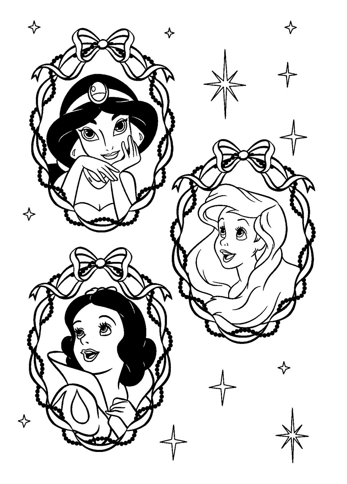 Dibujo para colorear: Princesa (Personajes) #85198 - Dibujos para Colorear e Imprimir Gratis