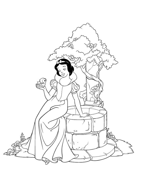 Dibujo para colorear: Princesa (Personajes) #85227 - Dibujos para Colorear e Imprimir Gratis