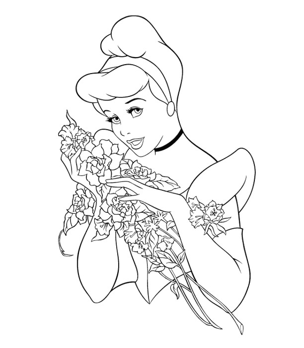 Dibujo para colorear: Princesa (Personajes) #85235 - Dibujos para Colorear e Imprimir Gratis