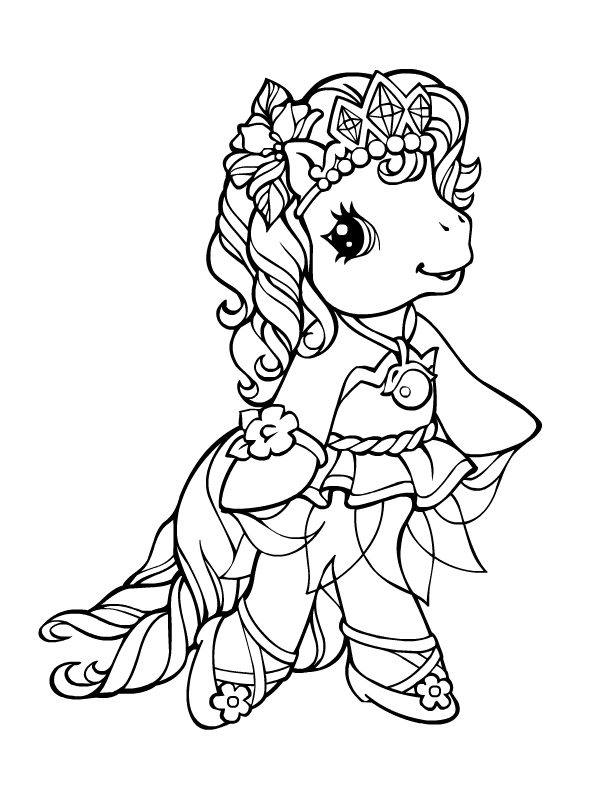 Dibujo para colorear: Princesa (Personajes) #85241 - Dibujos para Colorear e Imprimir Gratis