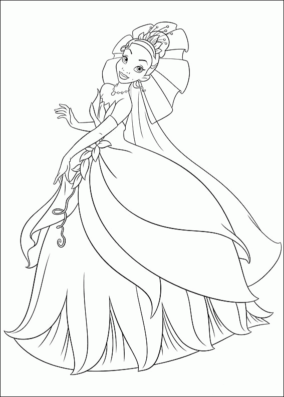 Dibujo para colorear: Princesa (Personajes) #85256 - Dibujos para Colorear e Imprimir Gratis