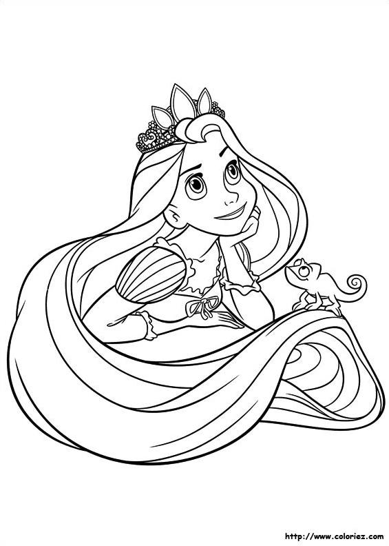 Dibujo para colorear: Princesa (Personajes) #85293 - Dibujos para Colorear e Imprimir Gratis