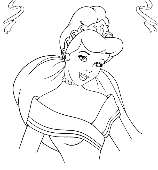 Dibujo para colorear: Princesa (Personajes) #85299 - Dibujos para Colorear e Imprimir Gratis