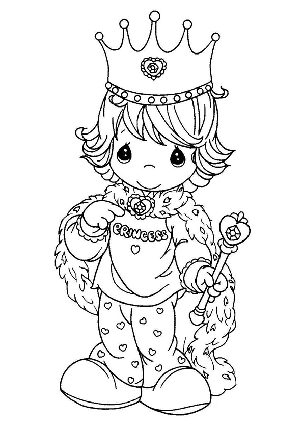 Dibujo para colorear: Princesa (Personajes) #85303 - Dibujos para Colorear e Imprimir Gratis