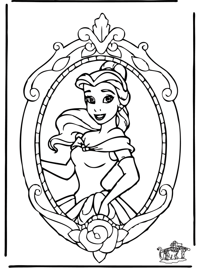 Dibujo para colorear: Princesa (Personajes) #85304 - Dibujos para Colorear e Imprimir Gratis