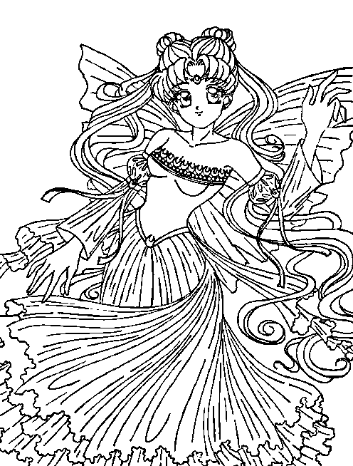 Dibujo para colorear: Princesa (Personajes) #85337 - Dibujos para Colorear e Imprimir Gratis