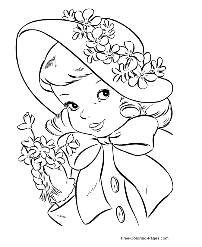 Dibujo para colorear: Princesa (Personajes) #85359 - Dibujos para Colorear e Imprimir Gratis