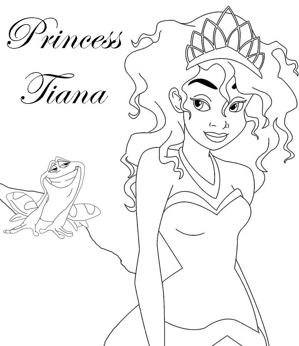 Dibujo para colorear: Princesa (Personajes) #85365 - Dibujos para Colorear e Imprimir Gratis