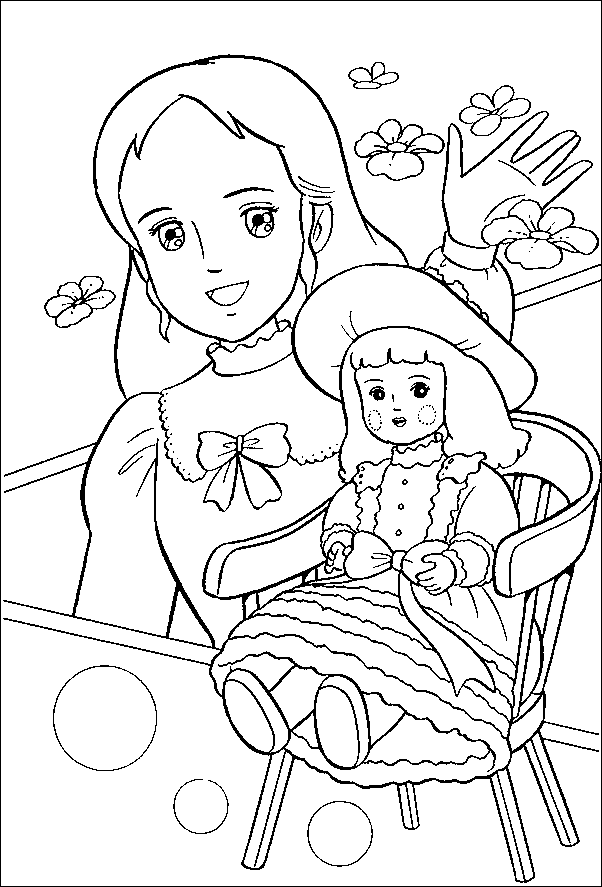 Dibujo para colorear: Princesa (Personajes) #85376 - Dibujos para Colorear e Imprimir Gratis