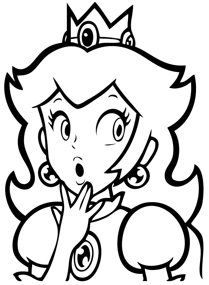 Dibujo para colorear: Princesa (Personajes) #85390 - Dibujos para Colorear e Imprimir Gratis