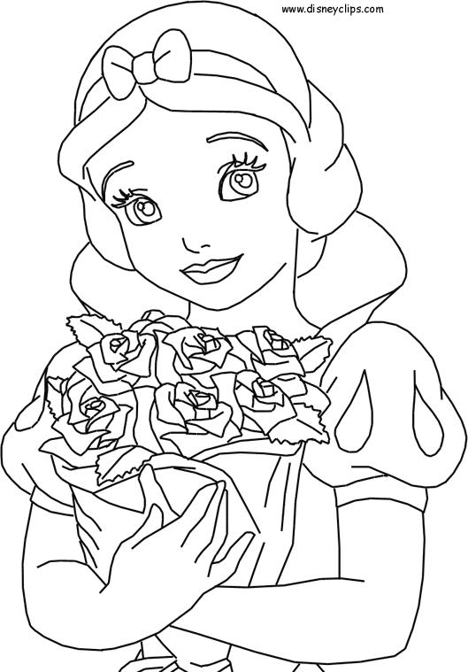 Dibujo para colorear: Princesa (Personajes) #85394 - Dibujos para Colorear e Imprimir Gratis