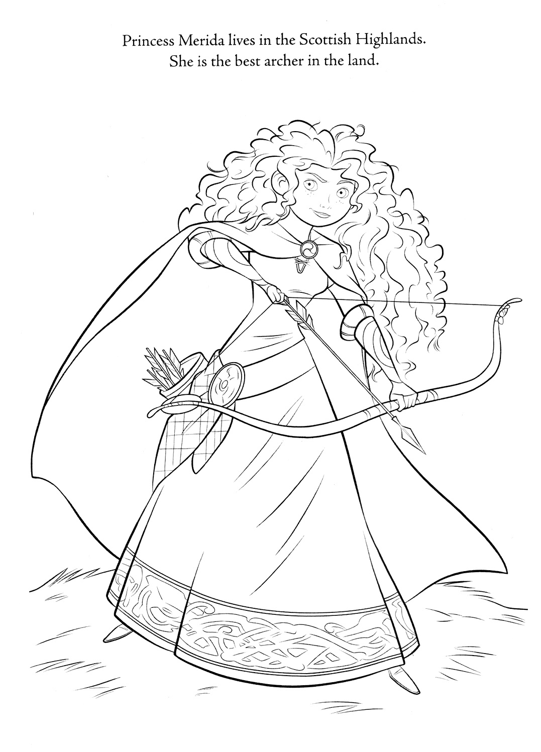 Dibujo para colorear: Princesa (Personajes) #85410 - Dibujos para Colorear e Imprimir Gratis