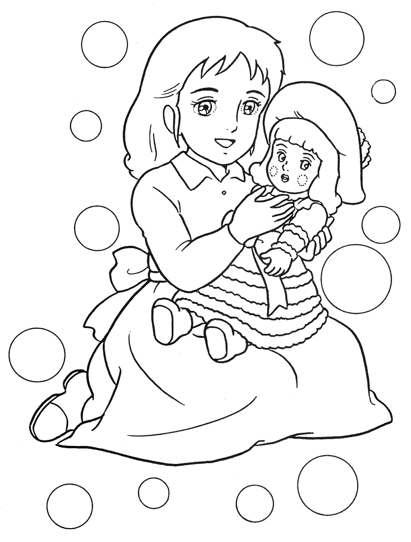 Dibujo para colorear: Princesa (Personajes) #85444 - Dibujos para Colorear e Imprimir Gratis