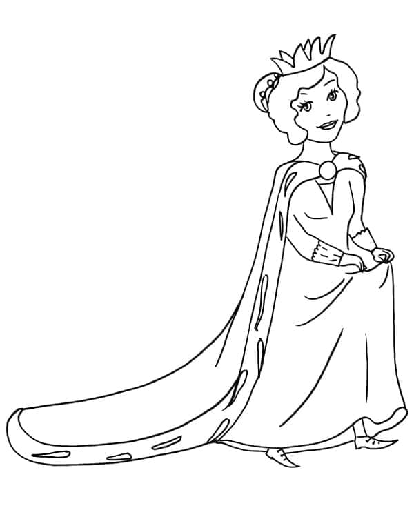 Dibujo gratuito Reina #203775 de la coleccion Personajes para imprimir Dibujo gratuito Reina #203775 de la coleccion Personajes para imprimir