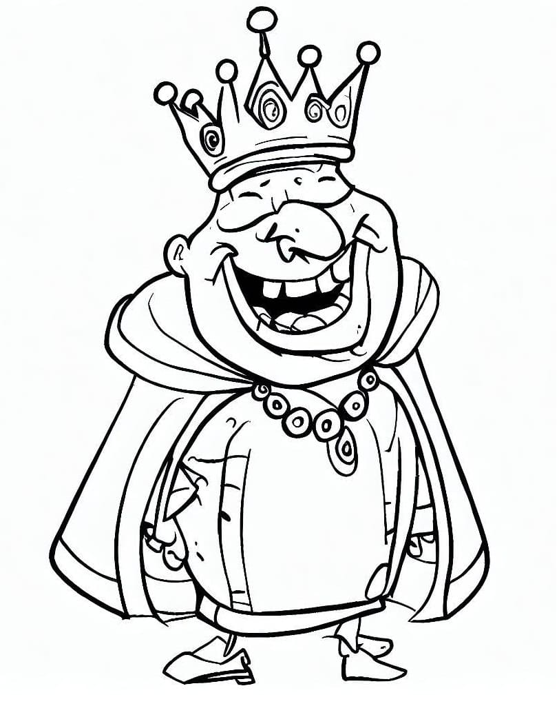 Dibujo gratuito Rey #186240 de la coleccion Personajes para imprimir