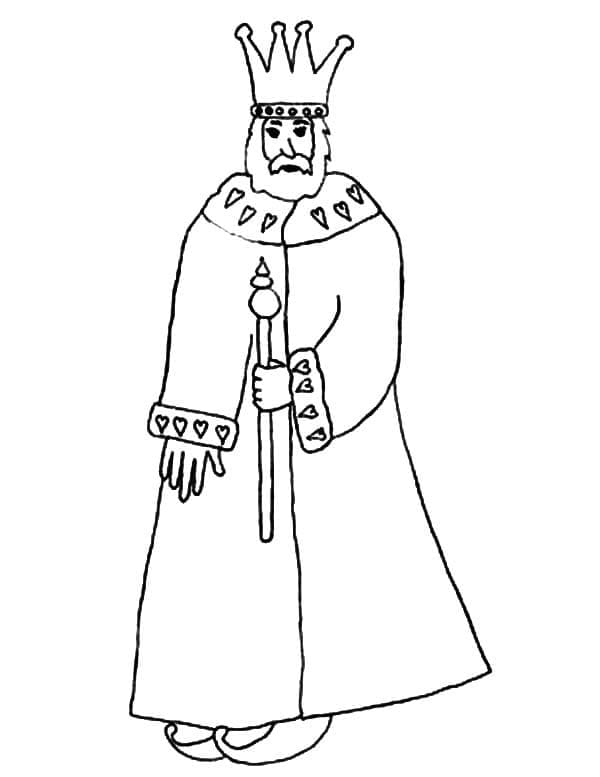 Dibujo gratuito Rey #186246 de la coleccion Personajes para imprimir