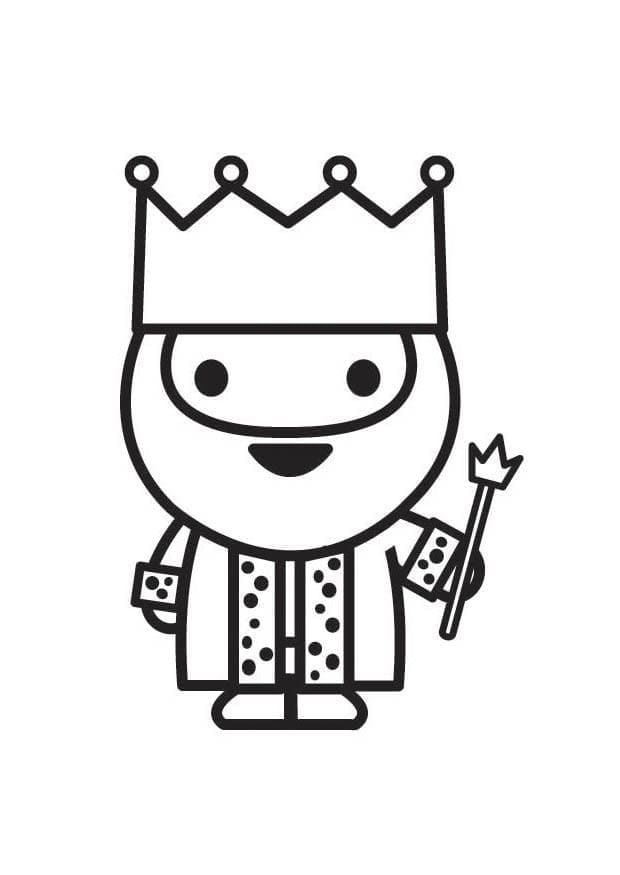 Dibujo gratuito Rey #186247 de la coleccion Personajes para imprimir