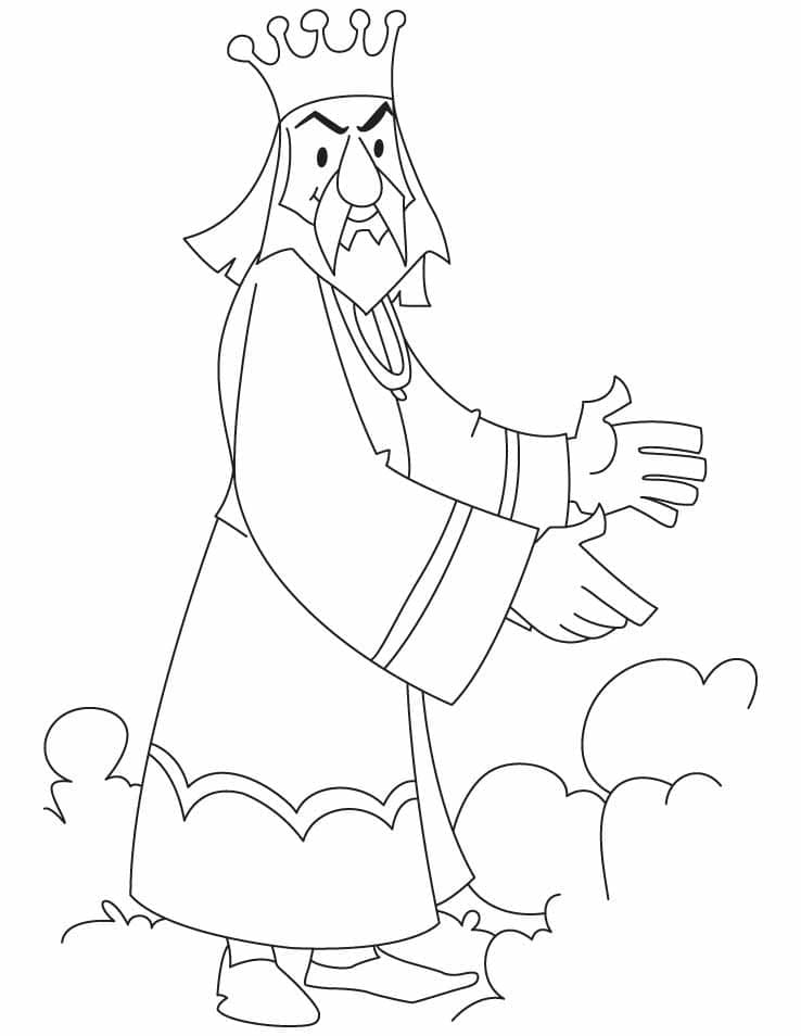 Dibujo gratuito Rey #186254 de la coleccion Personajes para imprimir