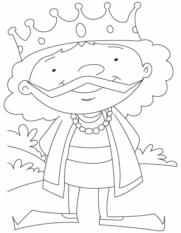 Dibujo gratuito Rey #186256 de la coleccion Personajes para imprimir