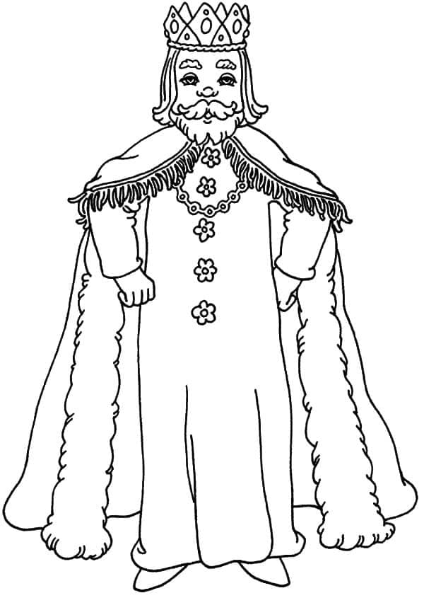 Dibujo gratuito Rey #186265 de la coleccion Personajes para imprimir