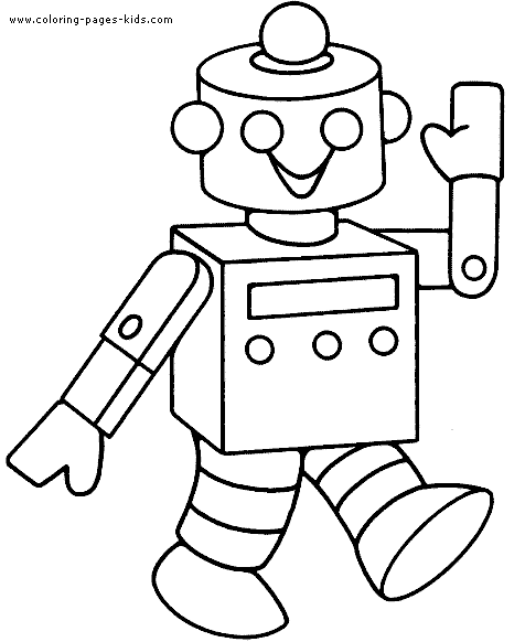 Dibujos de Robot (Personajes) para colorear y pintar – Páginas para imprimir