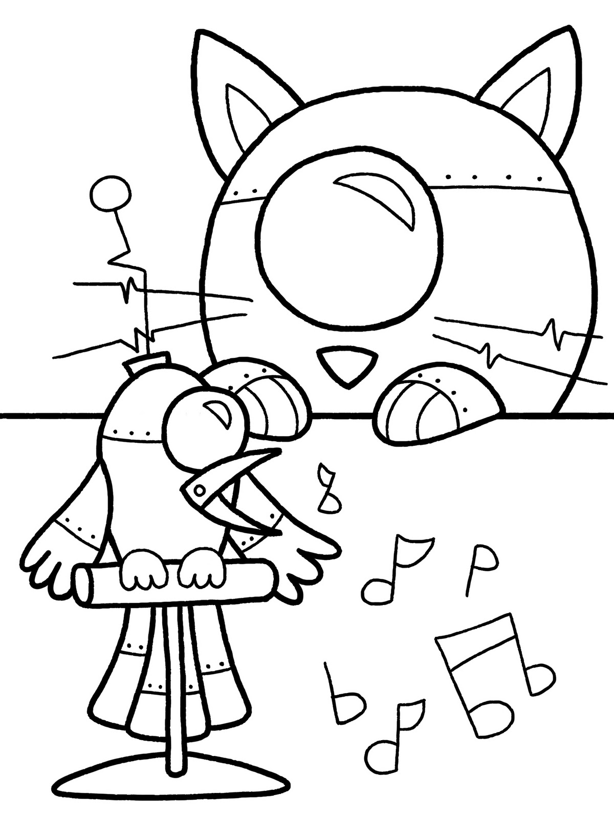 Dibujo para colorear: Robot (Personajes) #106568 - Dibujos para Colorear e Imprimir Gratis