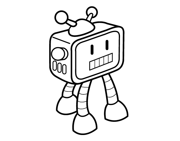 Dibujos de Robot #106580 (Personajes) para colorear – Páginas imprimibles  gratis