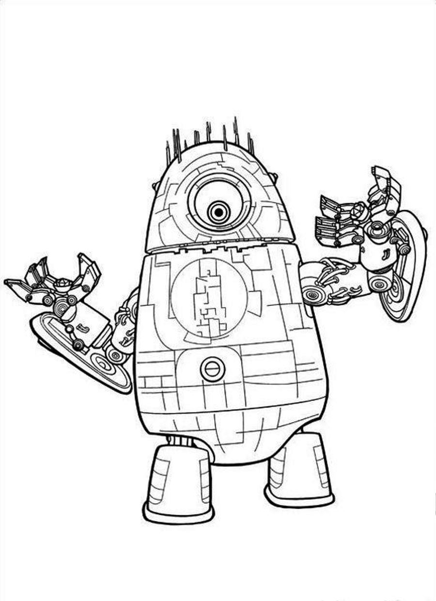 Dibujo para colorear: Robot (Personajes) #106582 - Dibujos para Colorear e Imprimir Gratis