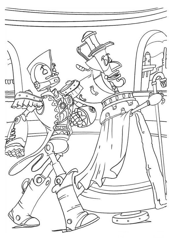 Dibujo para colorear: Robot (Personajes) #106588 - Dibujos para Colorear e Imprimir Gratis