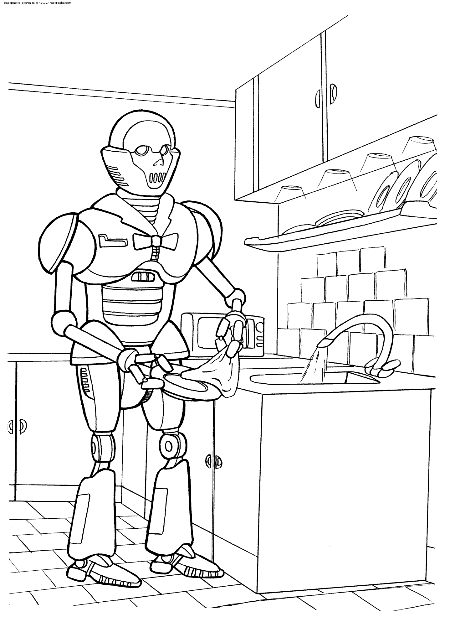 Dibujo para colorear: Robot (Personajes) #106602 - Dibujos para Colorear e Imprimir Gratis