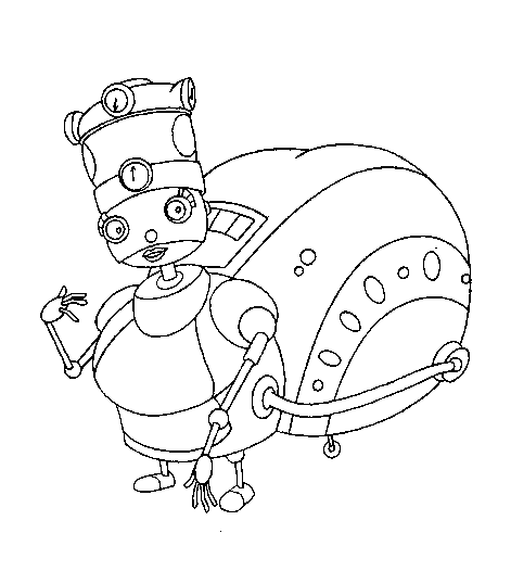 Dibujo para colorear: Robot (Personajes) #106609 - Dibujos para Colorear e Imprimir Gratis