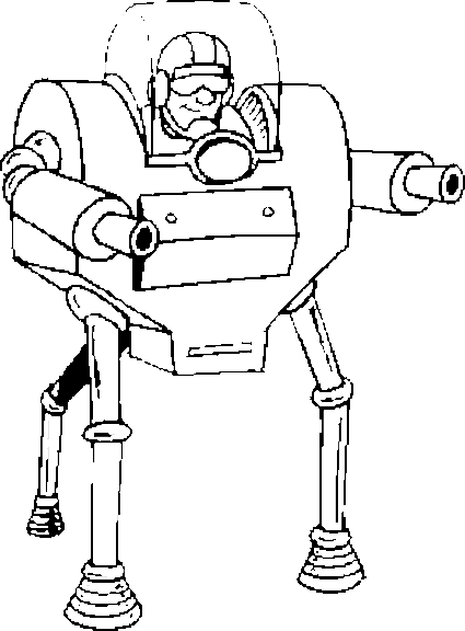 Dibujo para colorear: Robot (Personajes) #106613 - Dibujos para Colorear e Imprimir Gratis