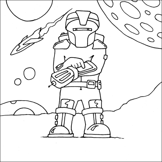 Dibujo para colorear: Robot (Personajes) #106614 - Dibujos para Colorear e Imprimir Gratis