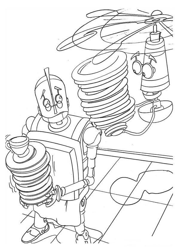 Dibujo para colorear: Robot (Personajes) #106628 - Dibujos para Colorear e Imprimir Gratis