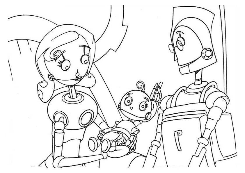 Dibujo para colorear: Robot (Personajes) #106636 - Dibujos para Colorear e Imprimir Gratis