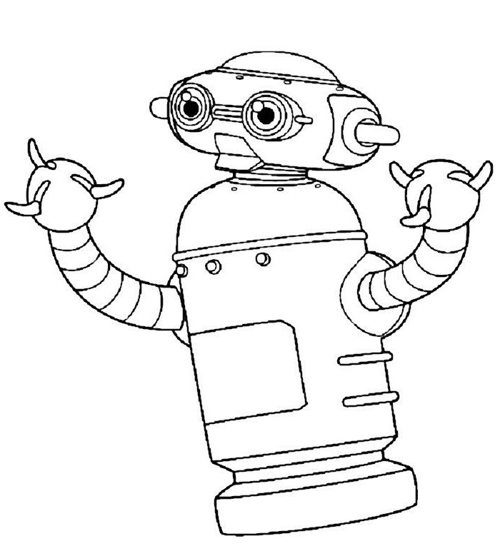 Dibujo para colorear: Robot (Personajes) #106640 - Dibujos para Colorear e Imprimir Gratis