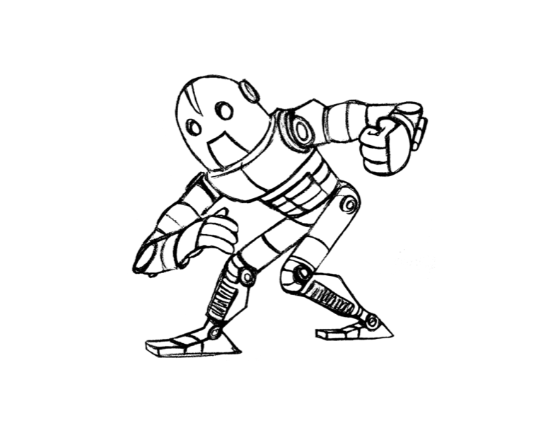 Dibujo para colorear: Robot (Personajes) #106645 - Dibujos para Colorear e Imprimir Gratis
