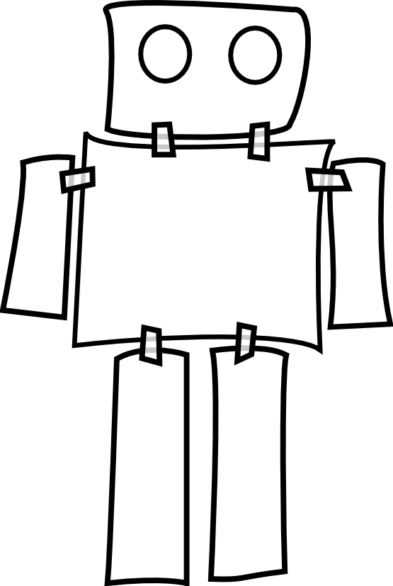 Dibujo para colorear: Robot (Personajes) #106649 - Dibujos para Colorear e Imprimir Gratis